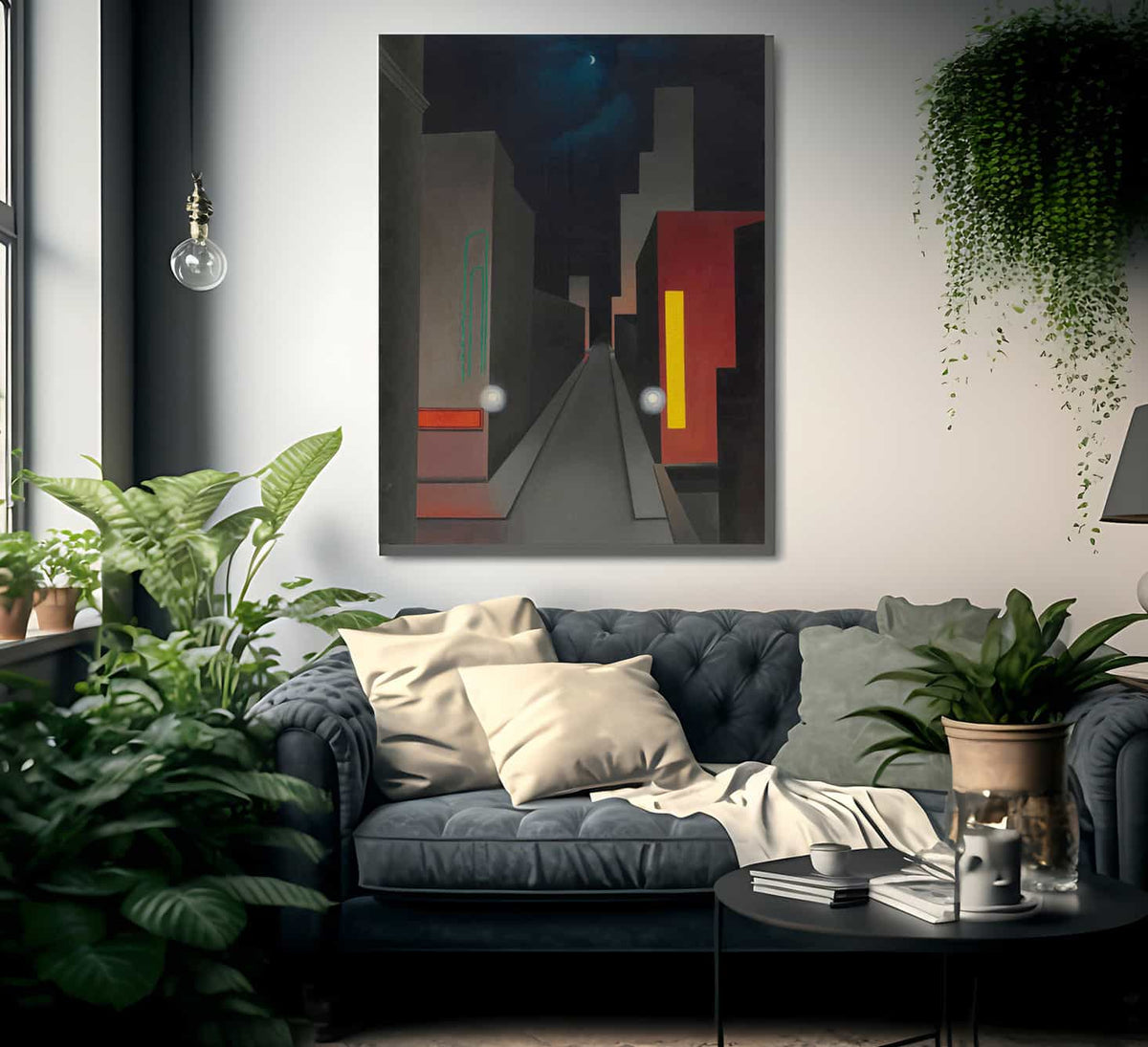 New Moon New York By George Ault Fine Art Print