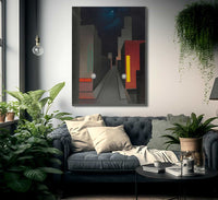 New Moon New York By George Ault Fine Art Print