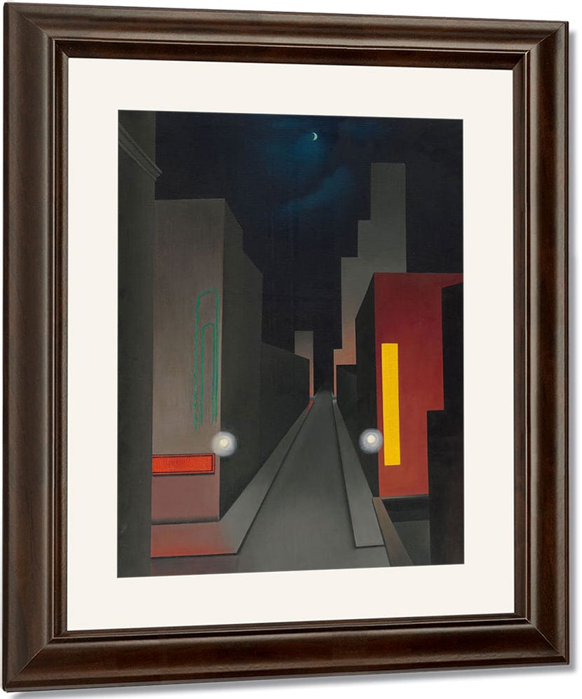 New Moon New York By George Ault Fine Art Print