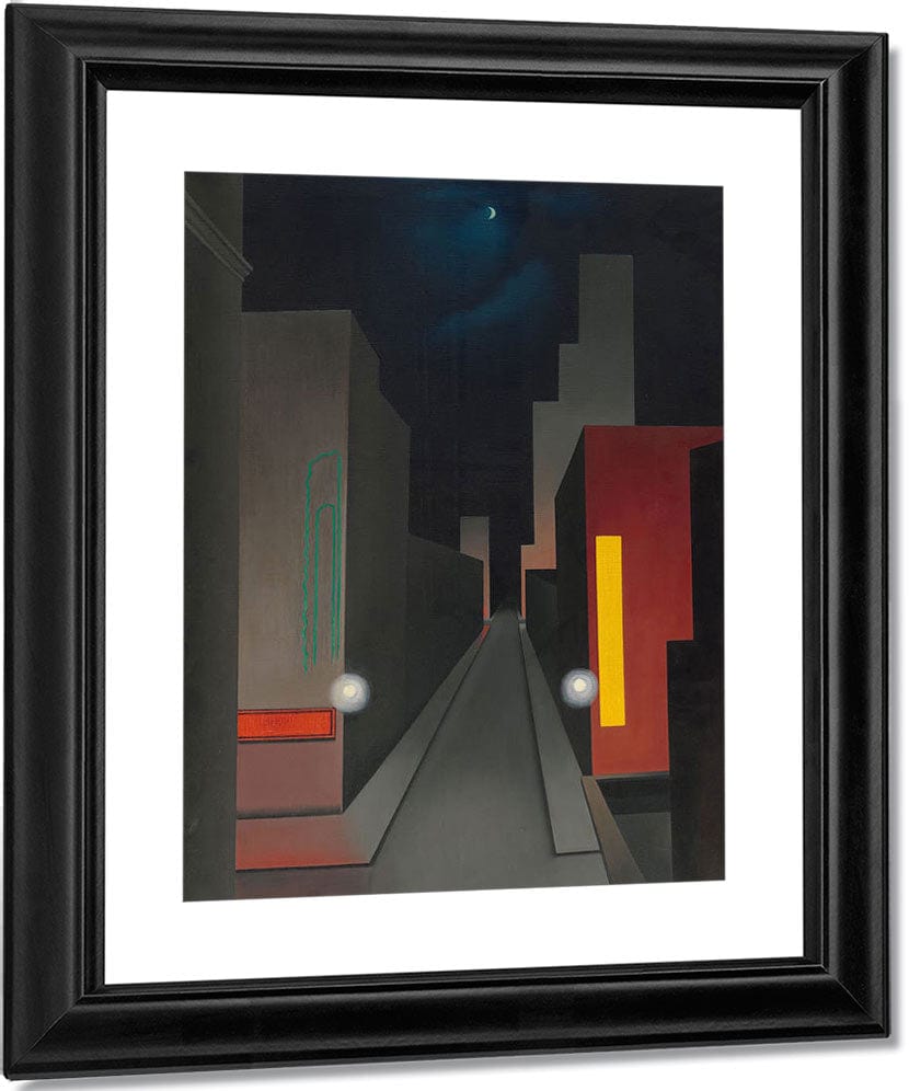 New Moon New York By George Ault Fine Art Print