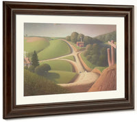 New Road By Grant Wood Fine Art Print