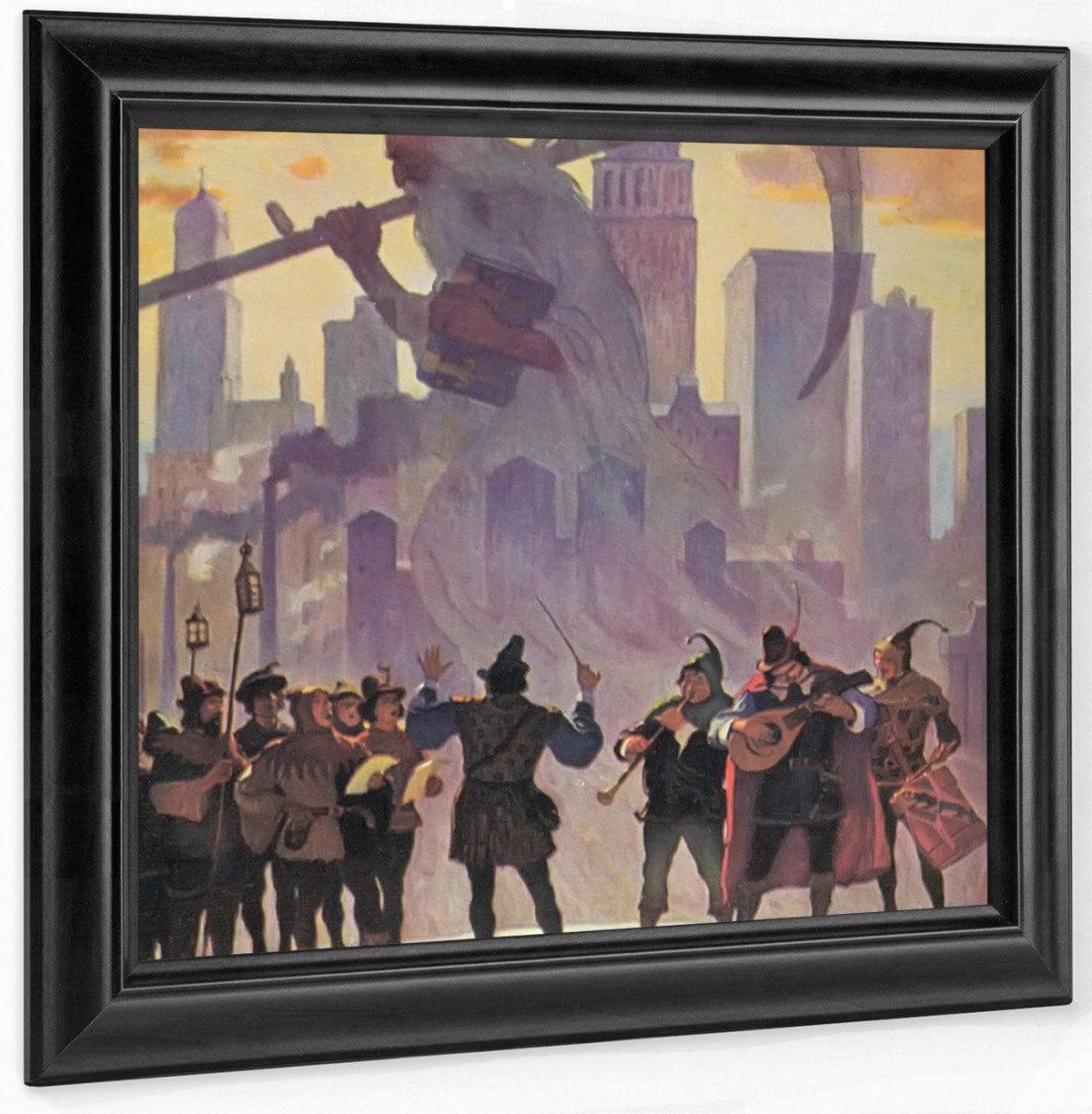 New Years Day By NC Wyeth Fine Art Print