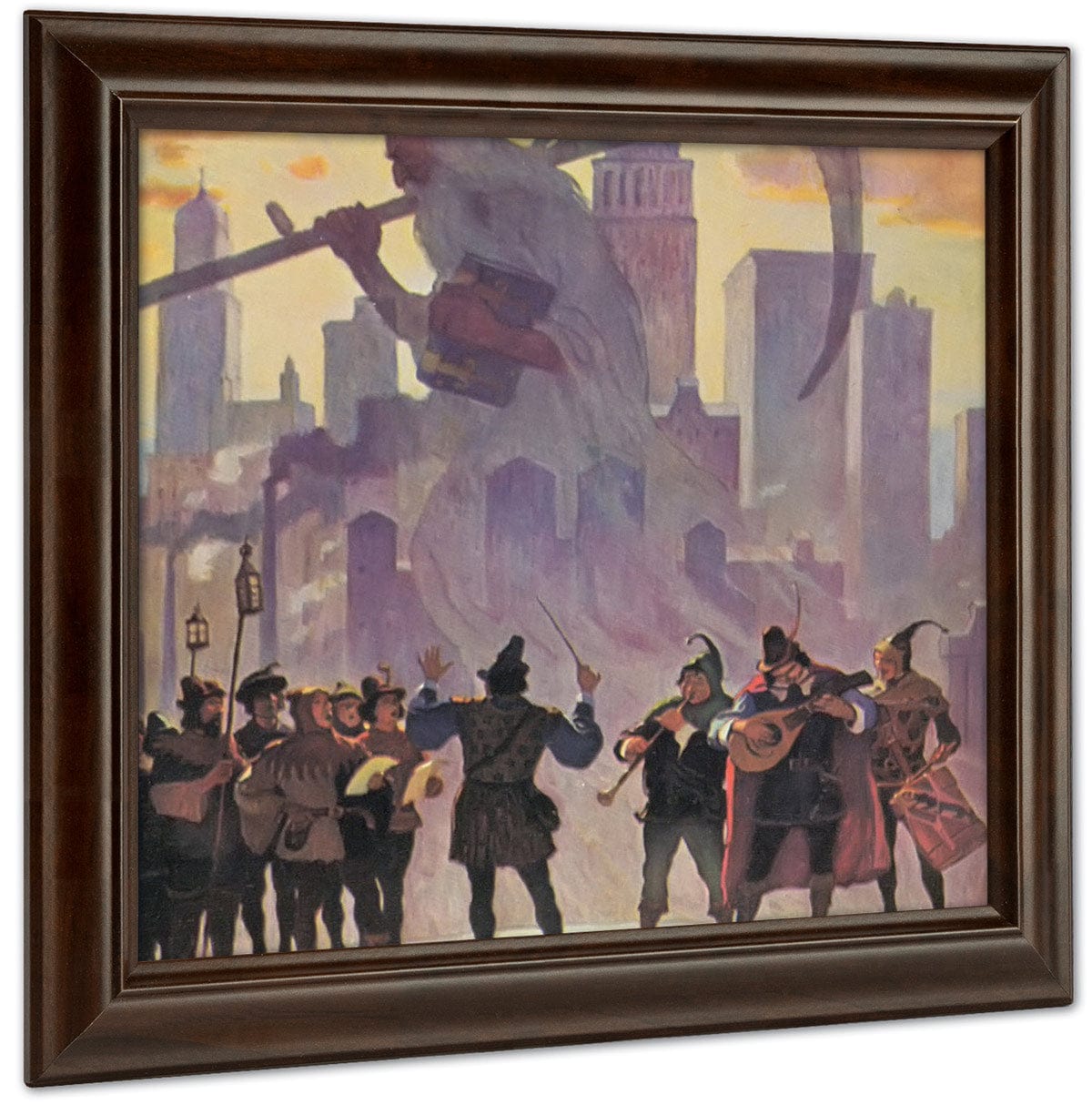 New Years Day By NC Wyeth Fine Art Print