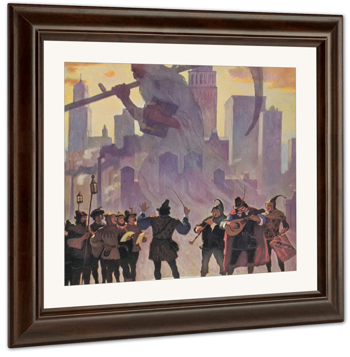 New Years Day By NC Wyeth Fine Art Print