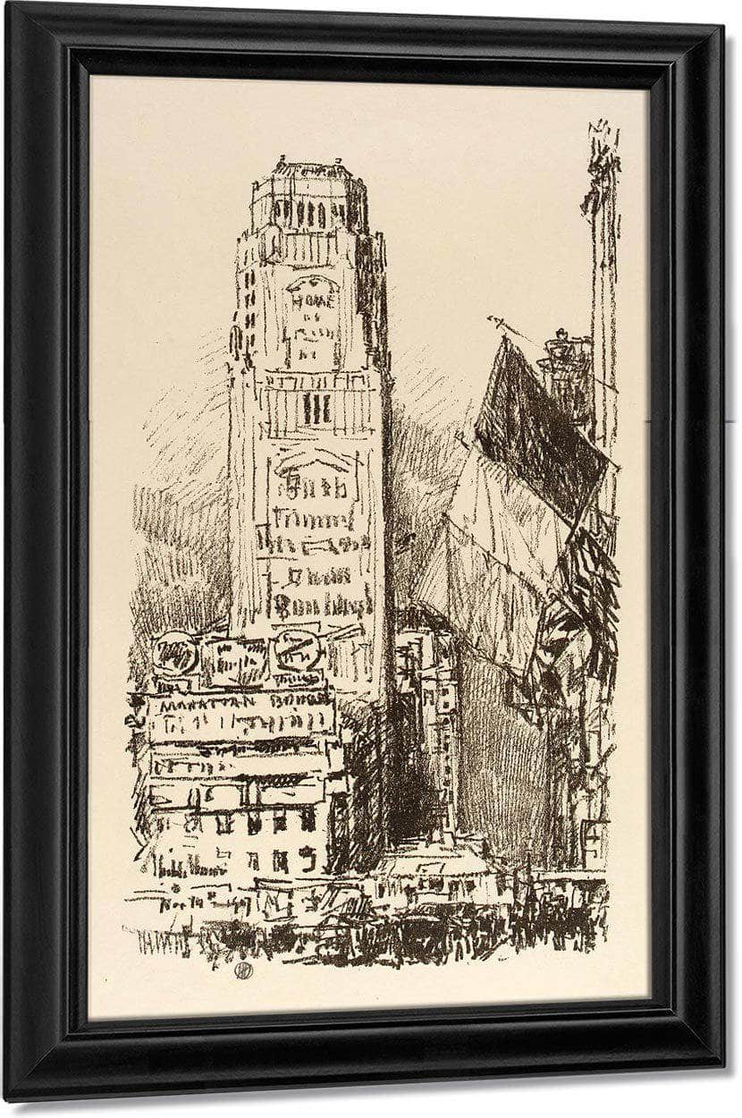 New York Bouquet By Childe Hassam Fine Art Print
