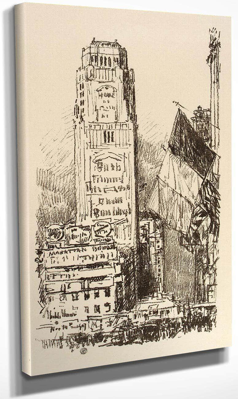 New York Bouquet By Childe Hassam Fine Art Print