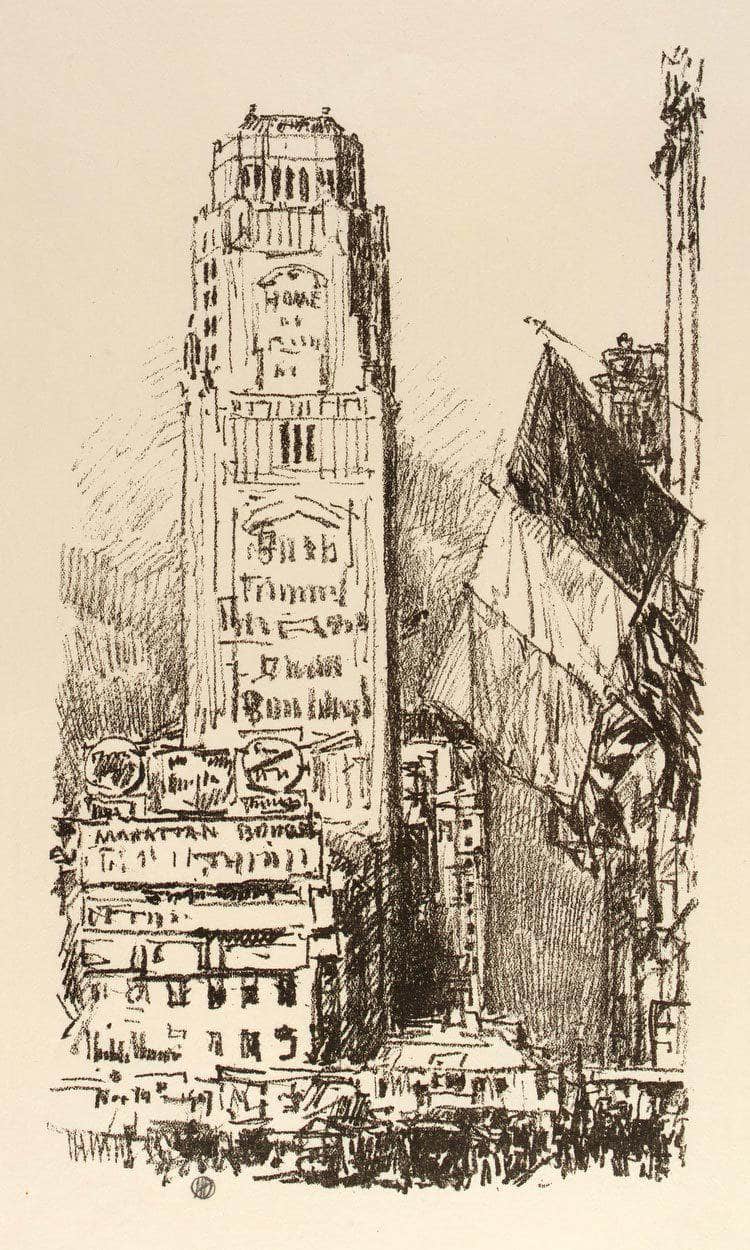 New York Bouquet By Childe Hassam Fine Art Print