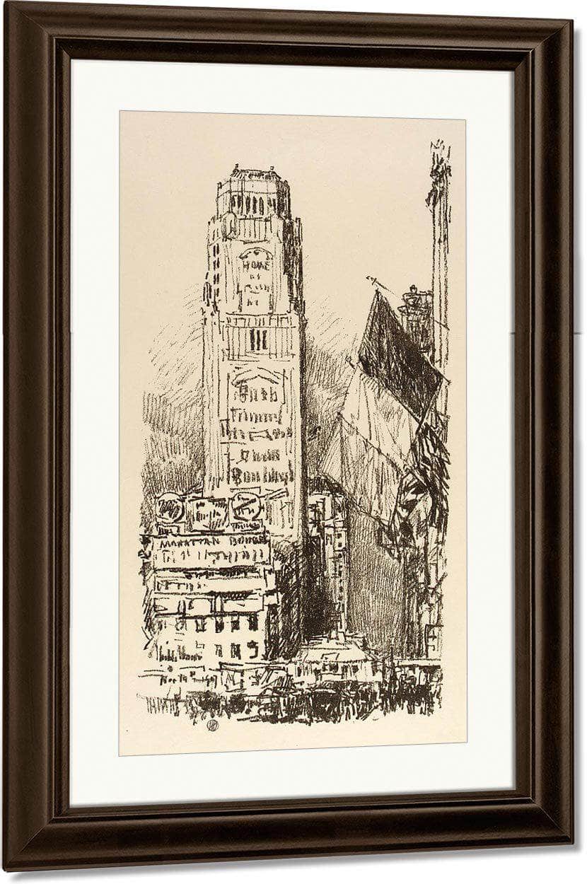 New York Bouquet By Childe Hassam Fine Art Print
