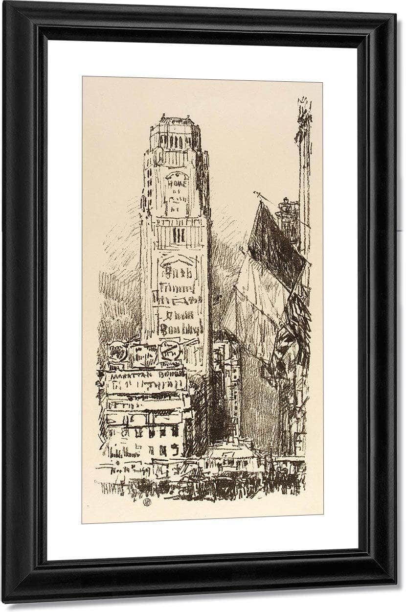 New York Bouquet By Childe Hassam Fine Art Print