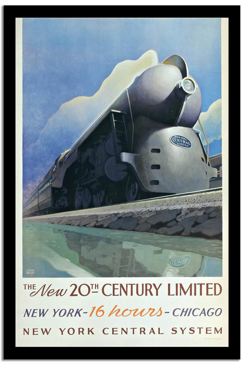 New York Central System  Vintage Poster Fine Art Print