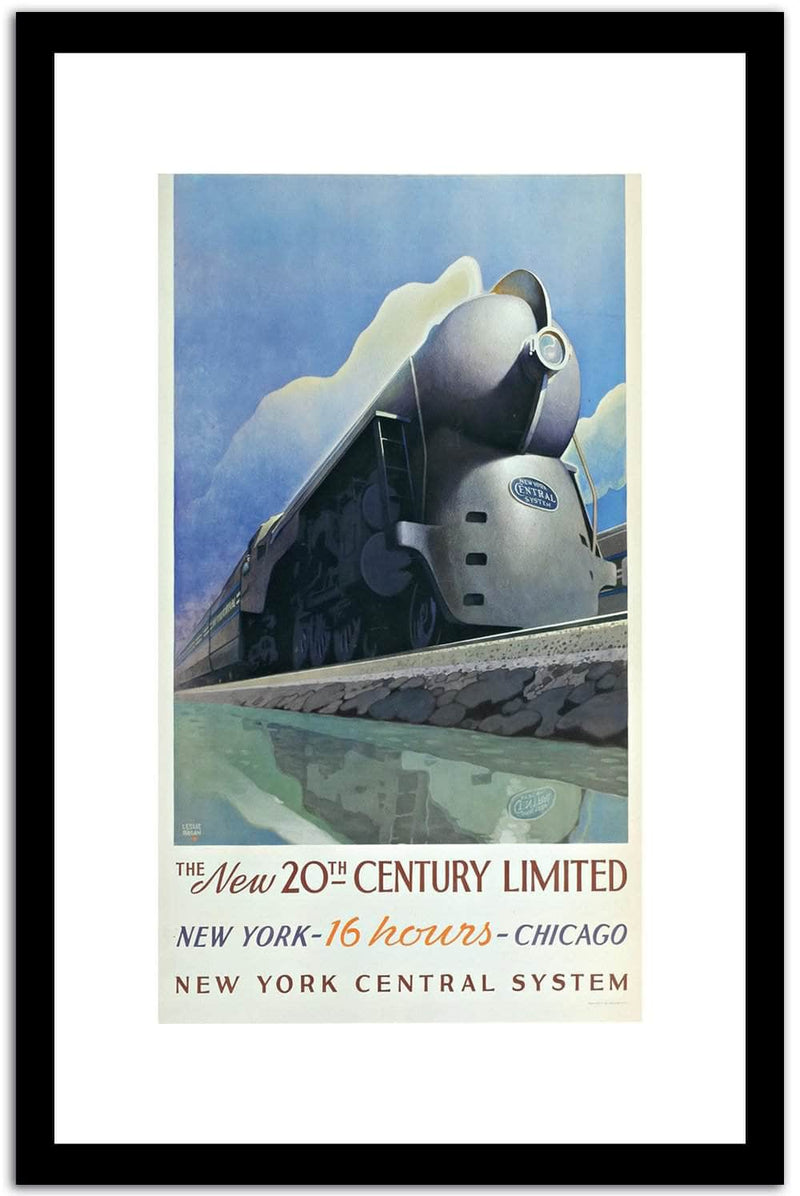 New York Central System  Vintage Poster Fine Art Print