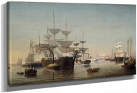 New York Harbor By Fitz Henry Lane Fine Art Print