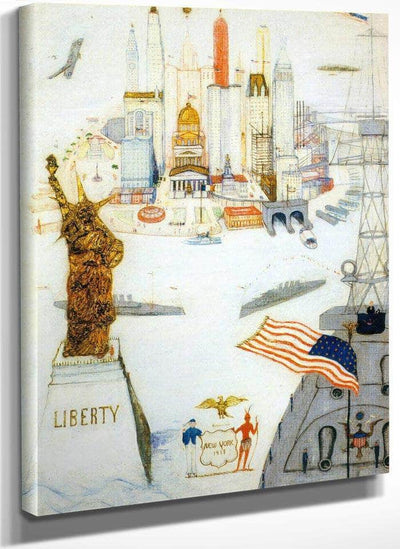 New York Liberty 1918 By Florine Stettheimer