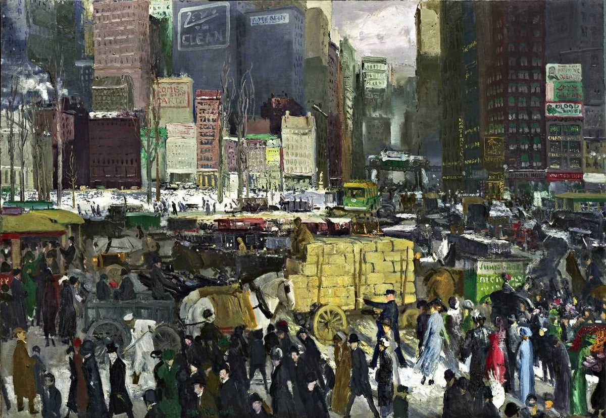 New York Painting George Wesley Bellows Canvas Art Fine Art Print