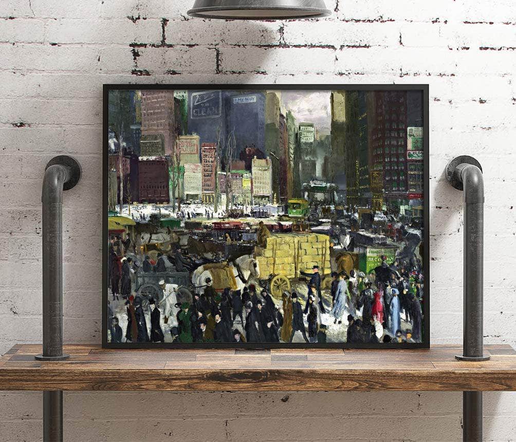 New York Painting George Wesley Bellows Canvas Art Fine Art Print
