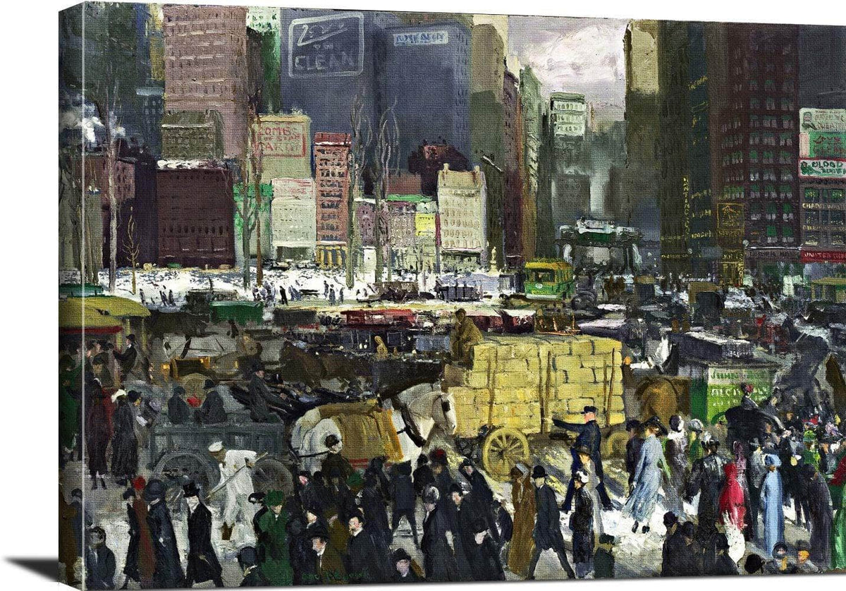 New York Painting George Wesley Bellows Canvas Art Fine Art Print