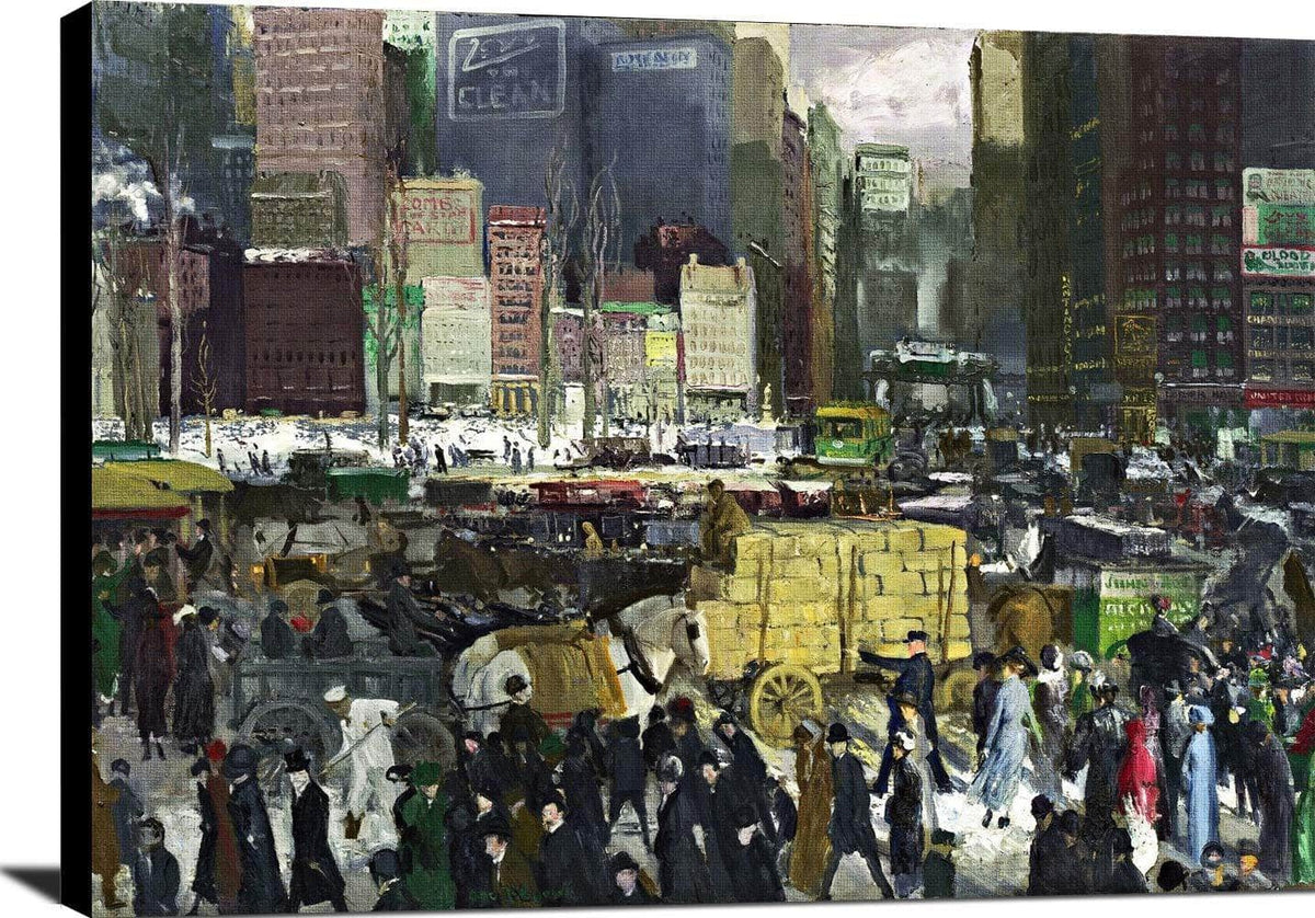 New York Painting George Wesley Bellows Canvas Art Fine Art Print