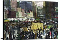 New York Painting George Wesley Bellows Canvas Art Fine Art Print