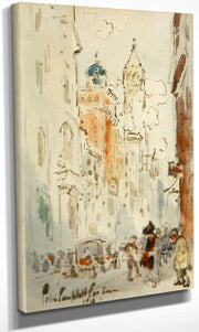 New York Street Scene By Colin Campbell Cooper Fine Art Print