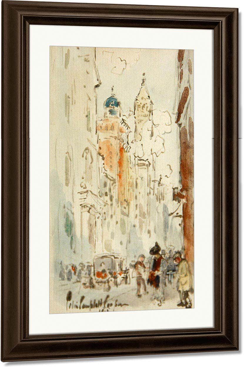 New York Street Scene By Colin Campbell Cooper Fine Art Print