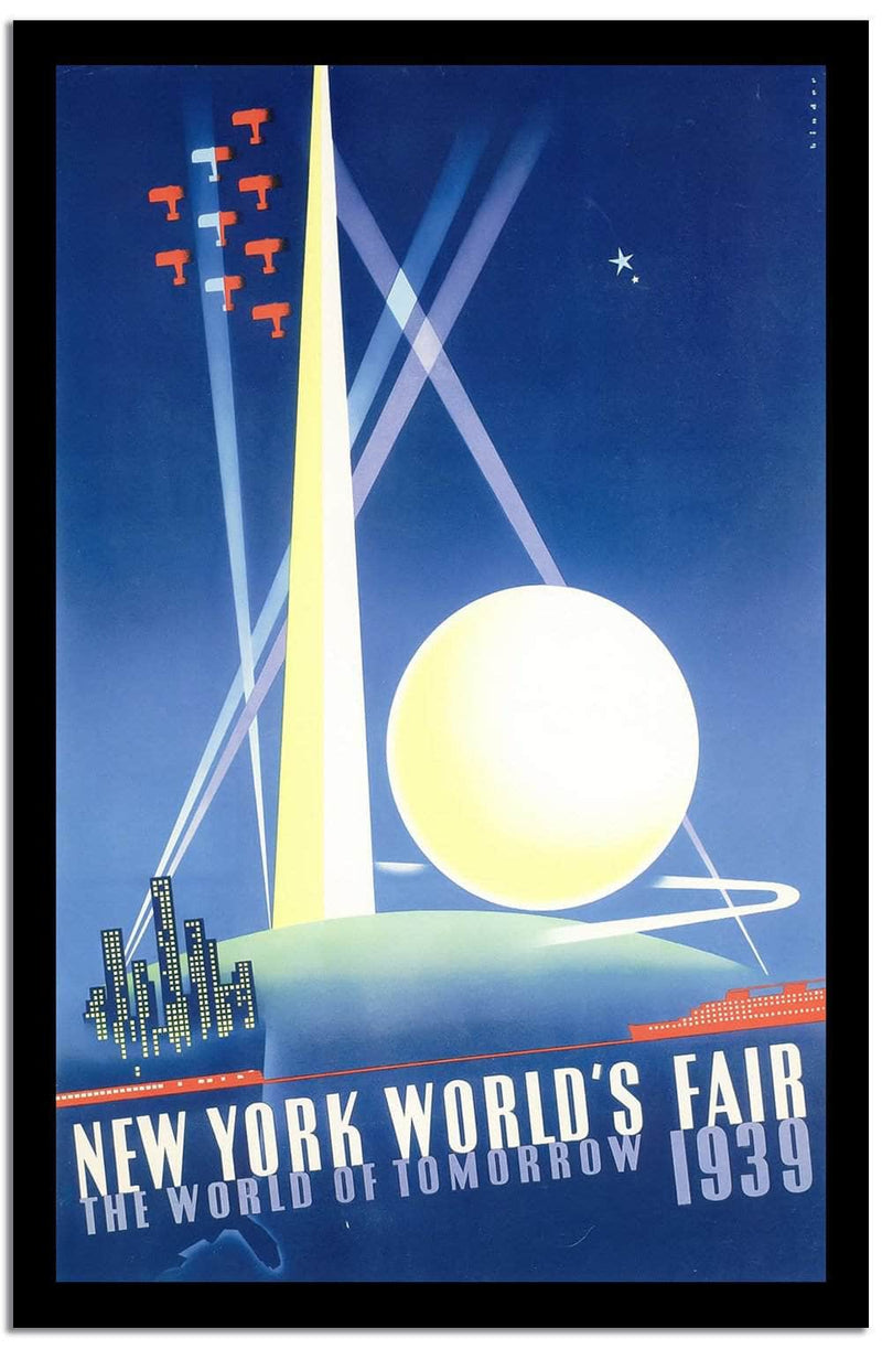 New York World's Fair  Vintage Poster Fine Art Print