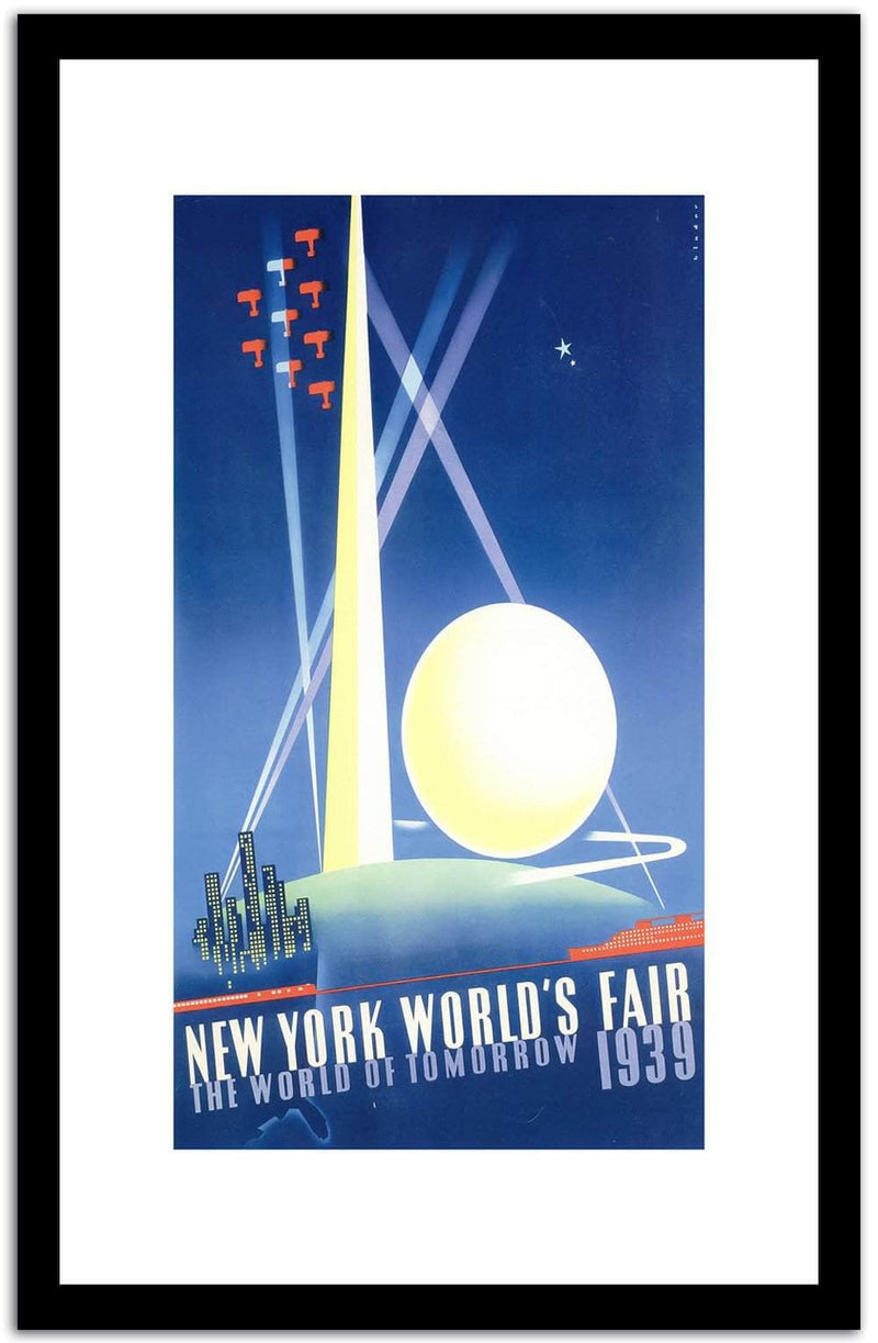New York World's Fair  Vintage Poster Fine Art Print