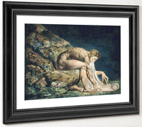 Newton 1795 Color Print And Watercolor 46X60Cm Tate Uk By William Blake Fine Art Print