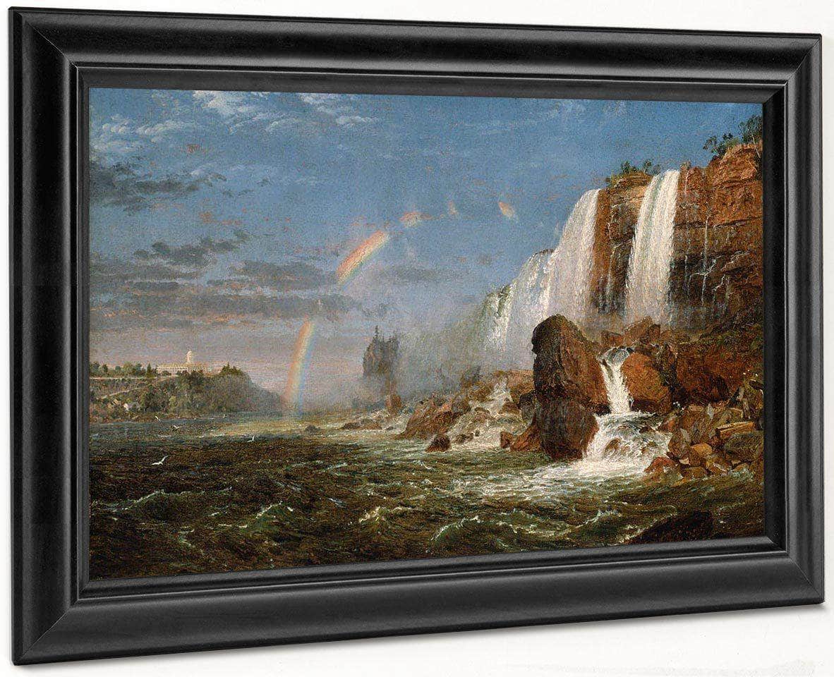 Niagara Falls From The Foot Of Goat Island By Cropsey Jasper Francis Fine Art Print