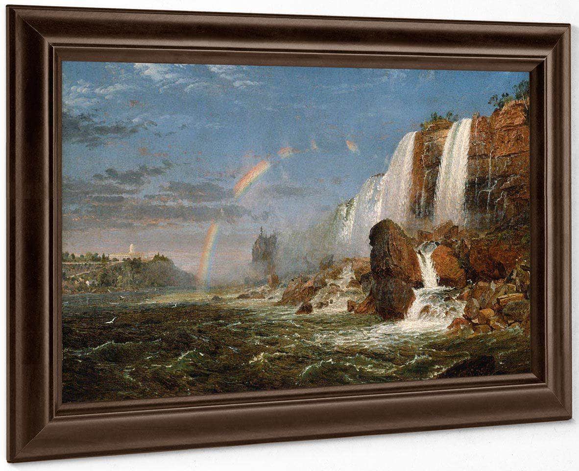 Niagara Falls From The Foot Of Goat Island By Cropsey Jasper Francis Fine Art Print