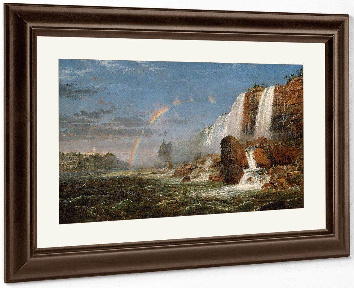 Niagara Falls From The Foot Of Goat Island By Cropsey Jasper Francis Fine Art Print
