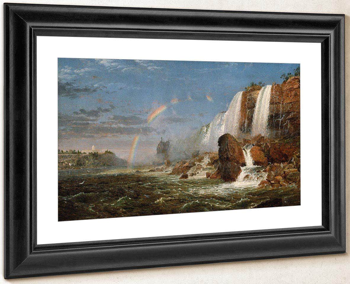 Niagara Falls From The Foot Of Goat Island By Cropsey Jasper Francis Fine Art Print