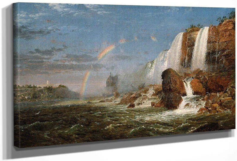 Niagara Falls From The Foot Of Goat Island By Cropsey Jasper Francis Fine Art Print