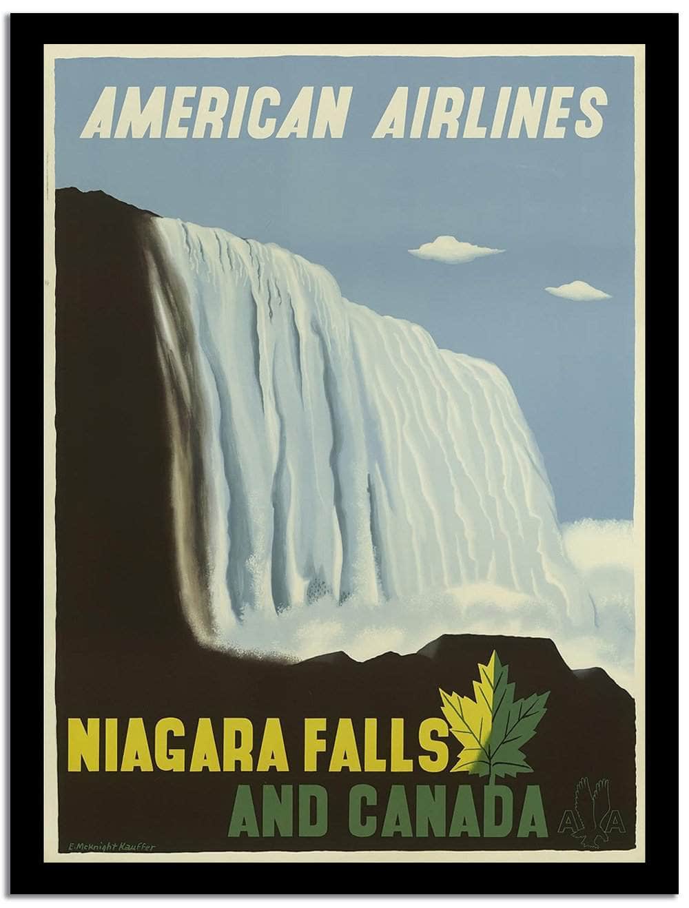Niagara Falls  Vintage Poster Fine Art Print