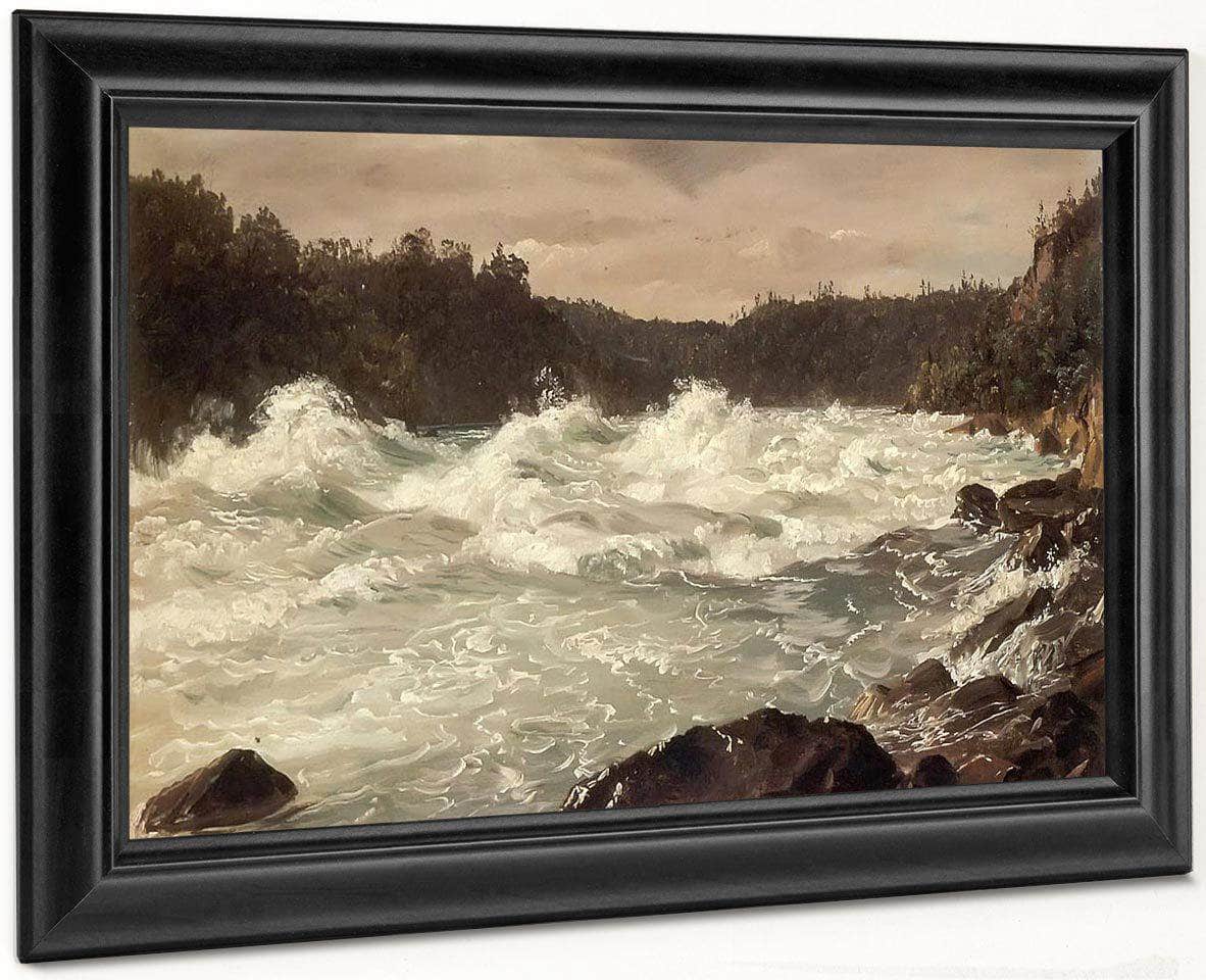 Niagra River Gorge By Frederic Edwin Church Fine Art Print
