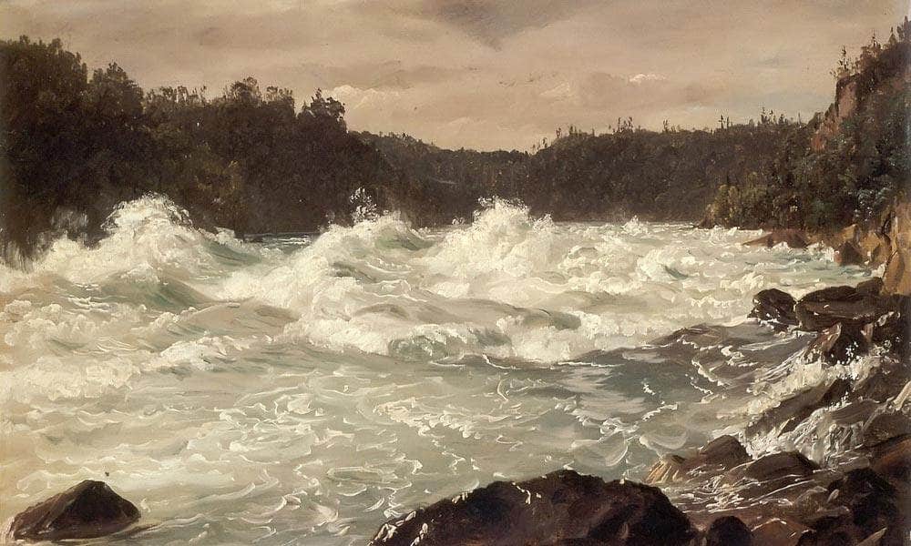 Niagra River Gorge By Frederic Edwin Church Fine Art Print