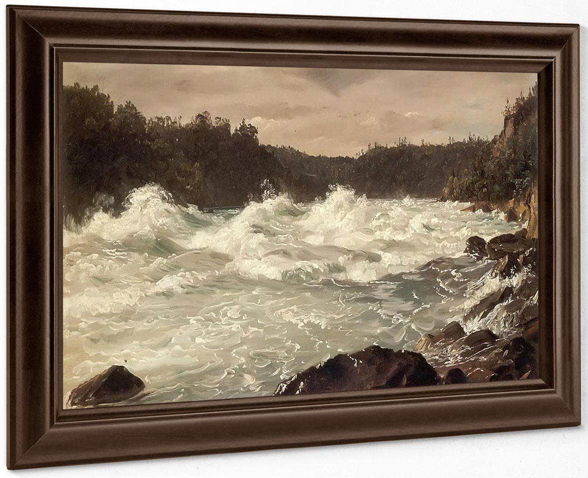Niagra River Gorge By Frederic Edwin Church Fine Art Print