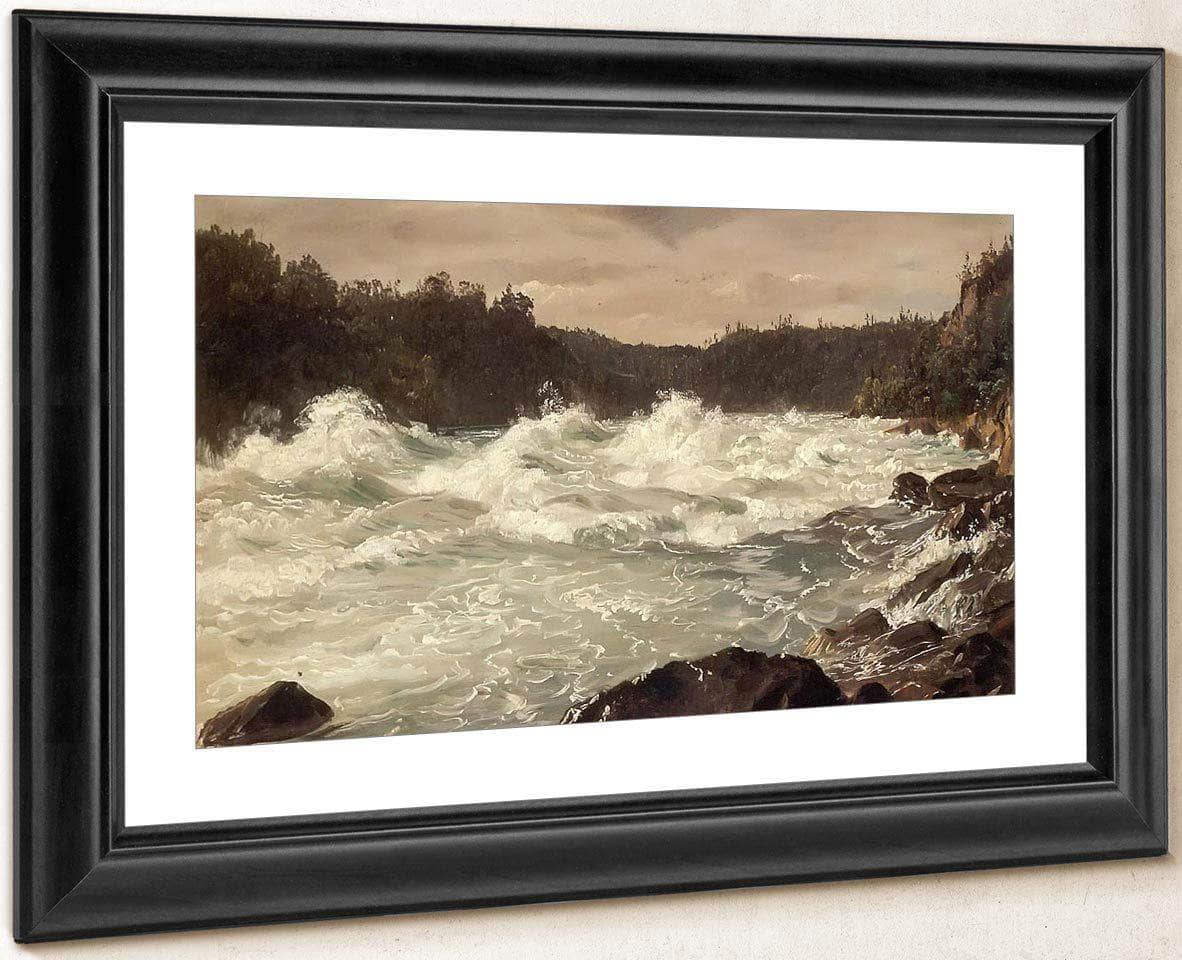 Niagra River Gorge By Frederic Edwin Church Fine Art Print