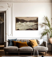 Niagra River Gorge By Frederic Edwin Church Fine Art Print