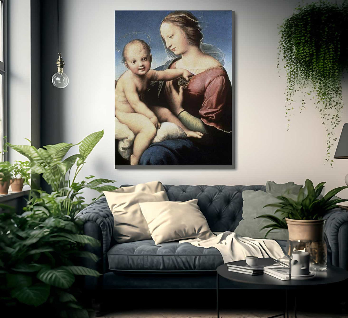 Niccolini Cowper Madonna By Raphael Fine Art Print
