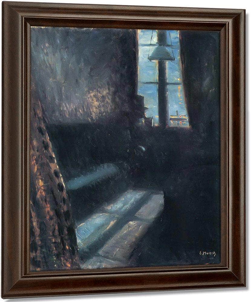 Night In St By Edvard Munch Fine Art Print