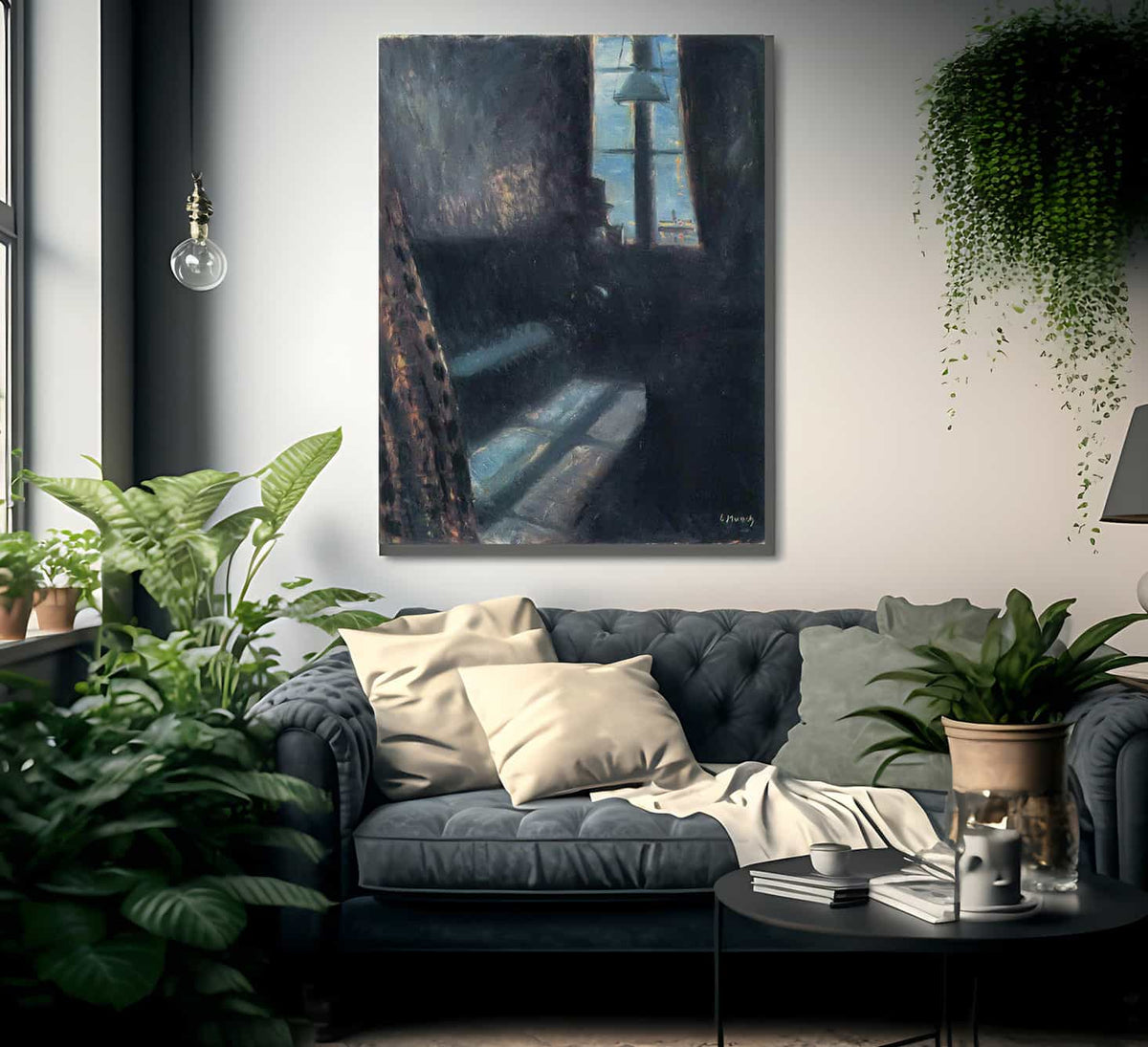 Night In St By Edvard Munch Fine Art Print