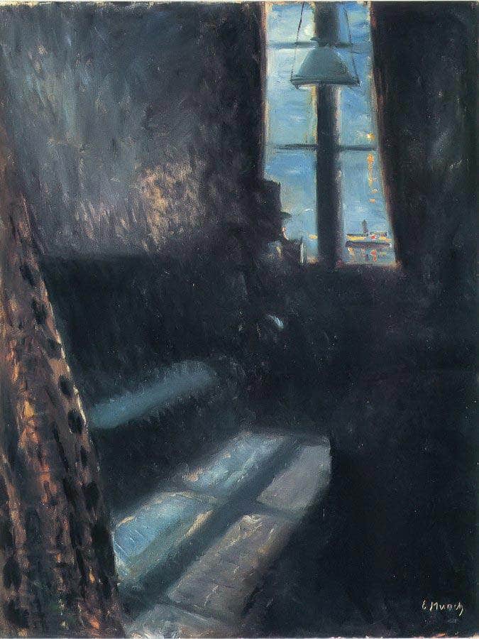 Night In St By Edvard Munch Fine Art Print