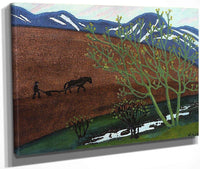 Night Ploughing 1 By Nicolai Astrup Fine Art Print