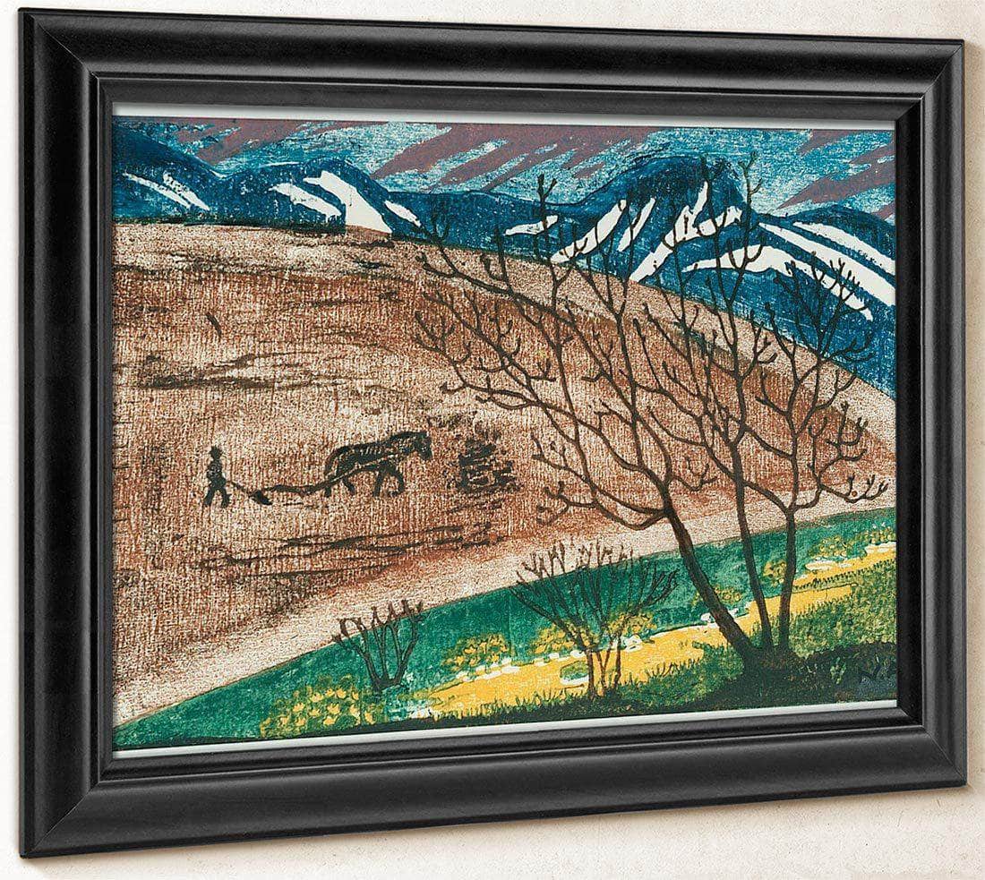 Night Ploughing By Nicolai Astrup Fine Art Print