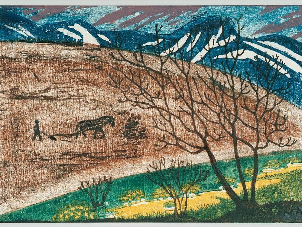Night Ploughing By Nicolai Astrup Fine Art Print