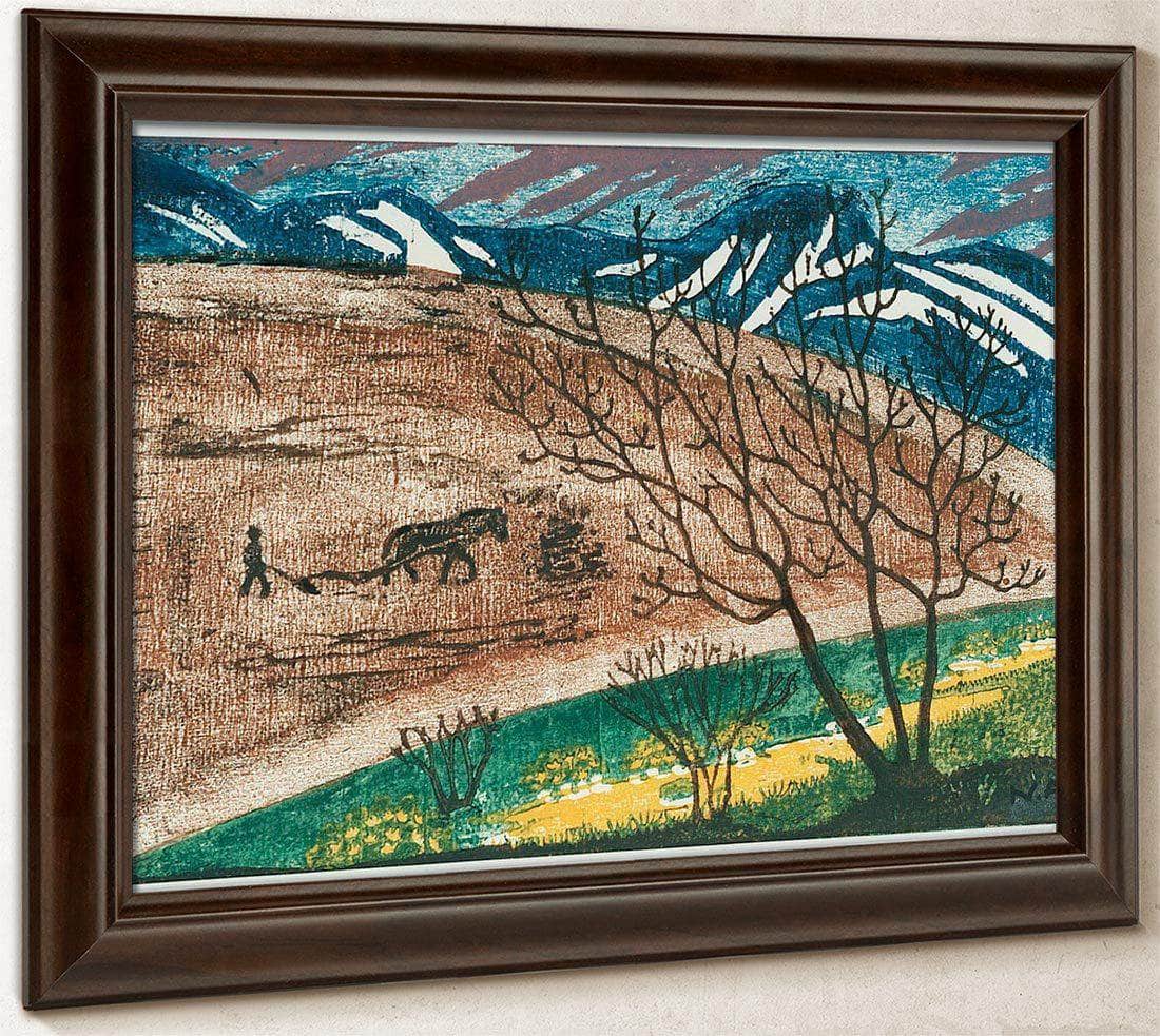 Night Ploughing By Nicolai Astrup Fine Art Print