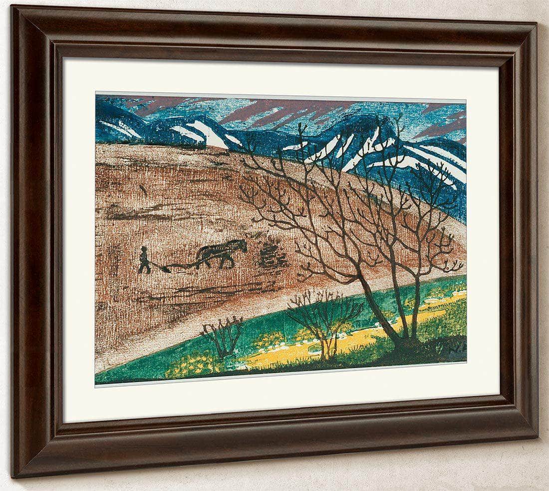Night Ploughing By Nicolai Astrup Fine Art Print