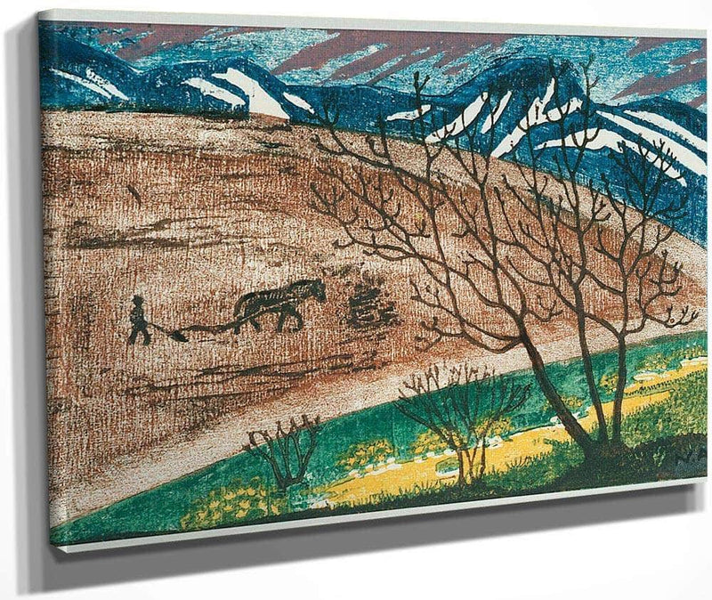 Night Ploughing By Nicolai Astrup Fine Art Print