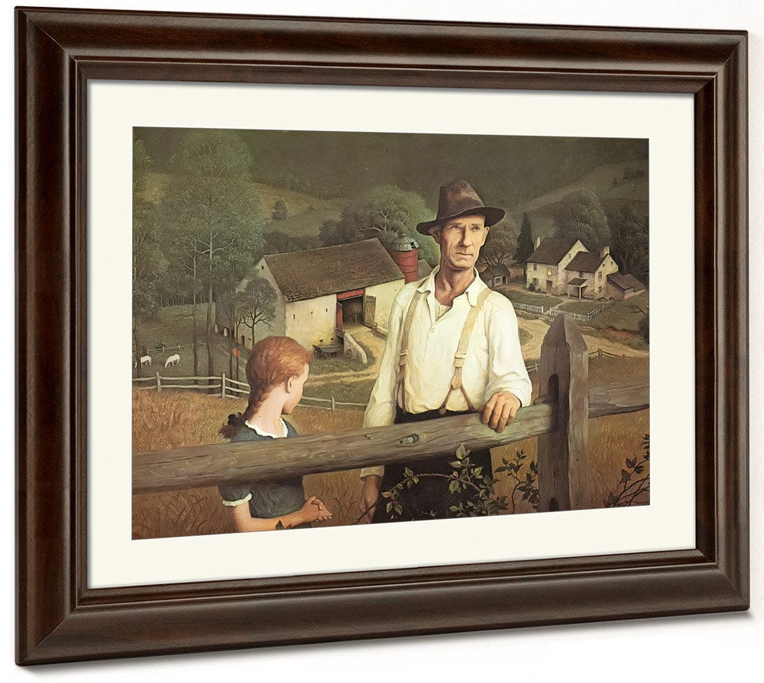 Nightfall By NC Wyeth Fine Art Print