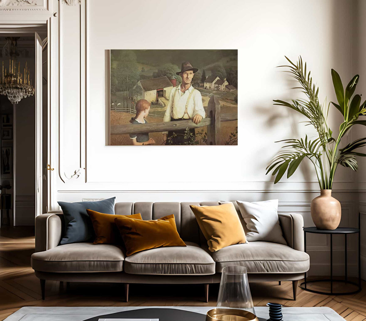 Nightfall By NC Wyeth Fine Art Print